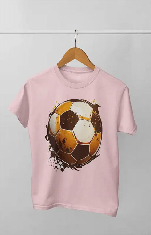 Men’s Round Neck Half Sleeve Soccer - S / Light Pink